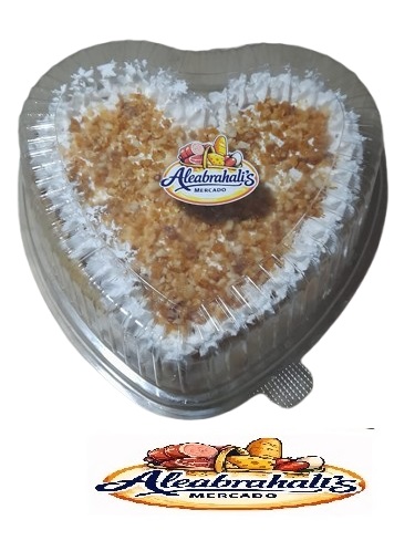 Cake Relleno de nata con maní 750g 