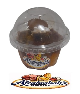 Flan con agregado de galletas 220g