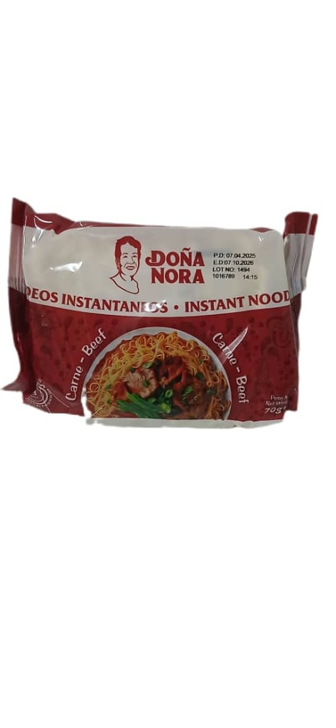 Sopa instantánea sabor carne 70g